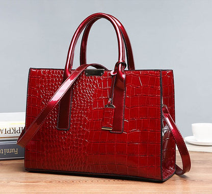 Vivolux | Tasche mit Krokodilprägung.