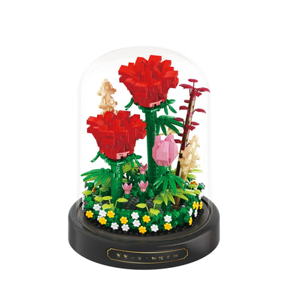 Vivolux | Diy Mikro Blumen Bausteine Mini Ziegel Partikel Ewiges Leben Blumen Heimdekoration Zusammenbau Puzzle Spielzeug Kinder Geschenk