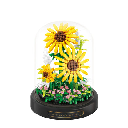 Vivolux | Diy Mikro Blumen Bausteine Mini Ziegel Partikel Ewiges Leben Blumen Heimdekoration Zusammenbau Puzzle Spielzeug Kinder Geschenk