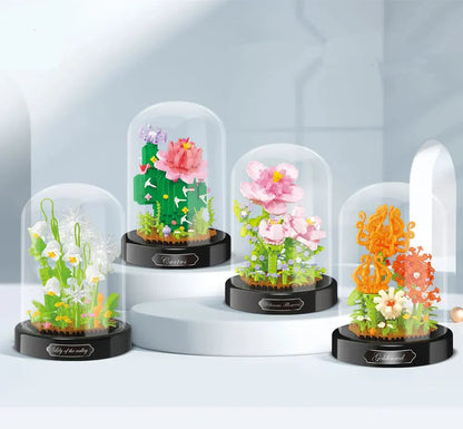 Vivolux | Diy Mikro Blumen Bausteine Mini Ziegel Partikel Ewiges Leben Blumen Heimdekoration Zusammenbau Puzzle Spielzeug Kinder Geschenk