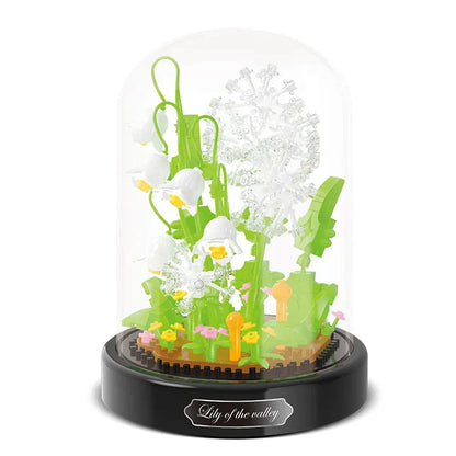 Vivolux | Diy Mikro Blumen Bausteine Mini Ziegel Partikel Ewiges Leben Blumen Heimdekoration Zusammenbau Puzzle Spielzeug Kinder Geschenk