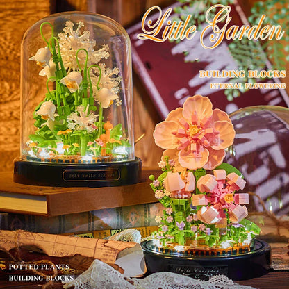 Vivolux | Diy Mikro Blumen Bausteine Mini Ziegel Partikel Ewiges Leben Blumen Heimdekoration Zusammenbau Puzzle Spielzeug Kinder Geschenk