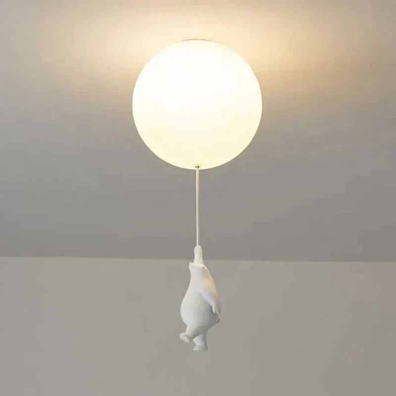Vivolux | DreamyBear Lampe - Kinder-Deckenlampe mit Bär und Ballon