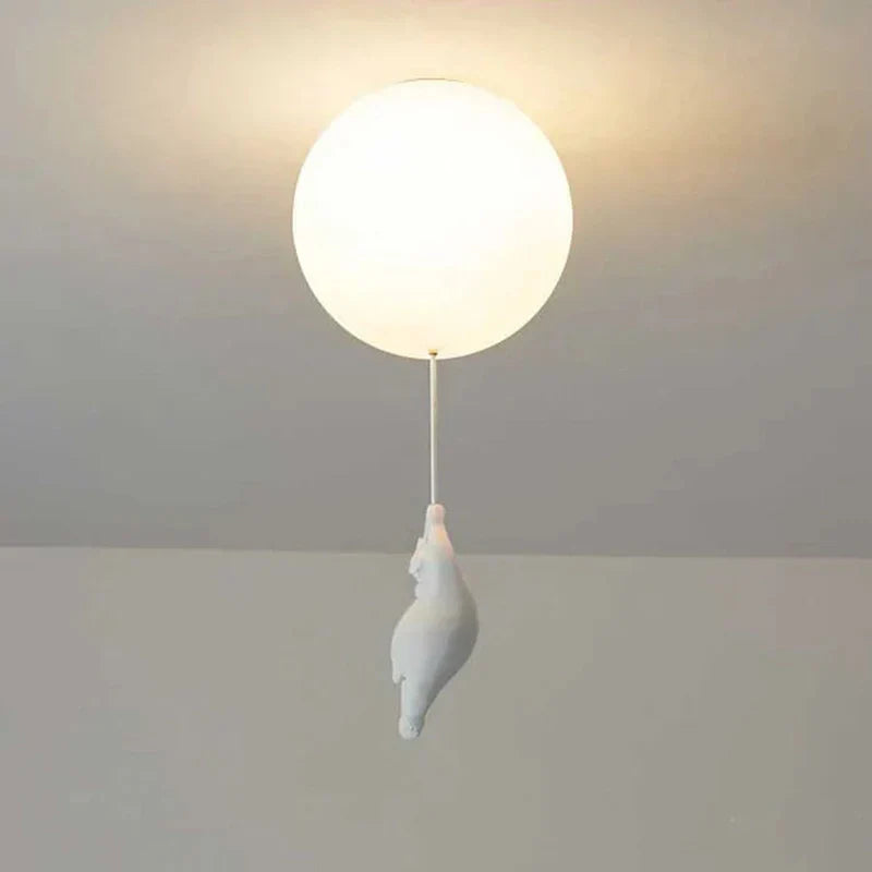 Vivolux | DreamyBear Lampe - Kinder-Deckenlampe mit Bär und Ballon