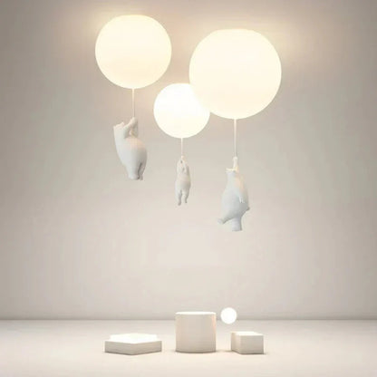 Vivolux | DreamyBear Lampe - Kinder-Deckenlampe mit Bär und Ballon