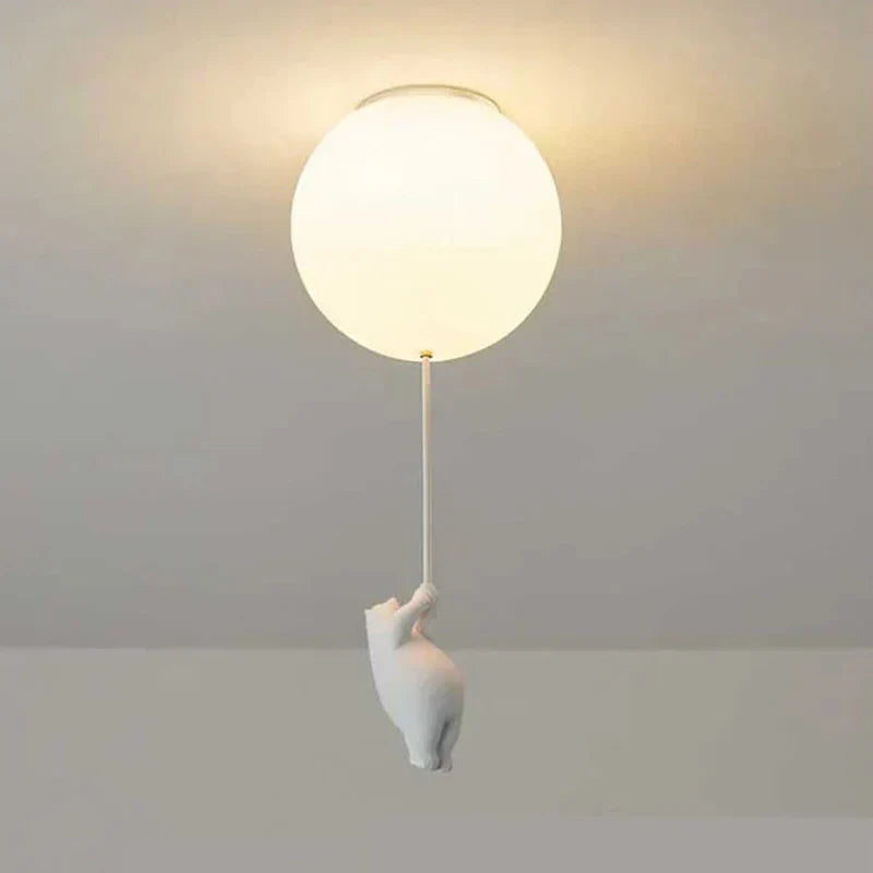 Vivolux | DreamyBear Lampe - Kinder-Deckenlampe mit Bär und Ballon