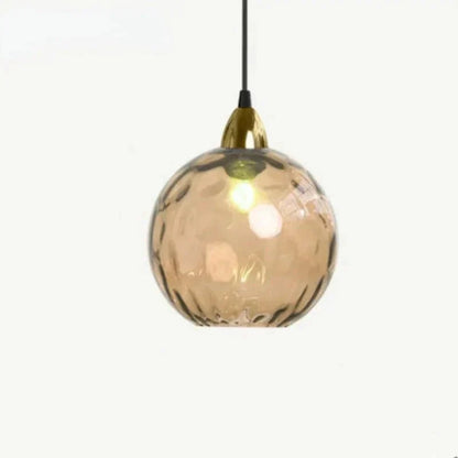 Vivolux | Glasora Hängeleuchte - Transparente Glaskugel mit LED-Beleuchtung