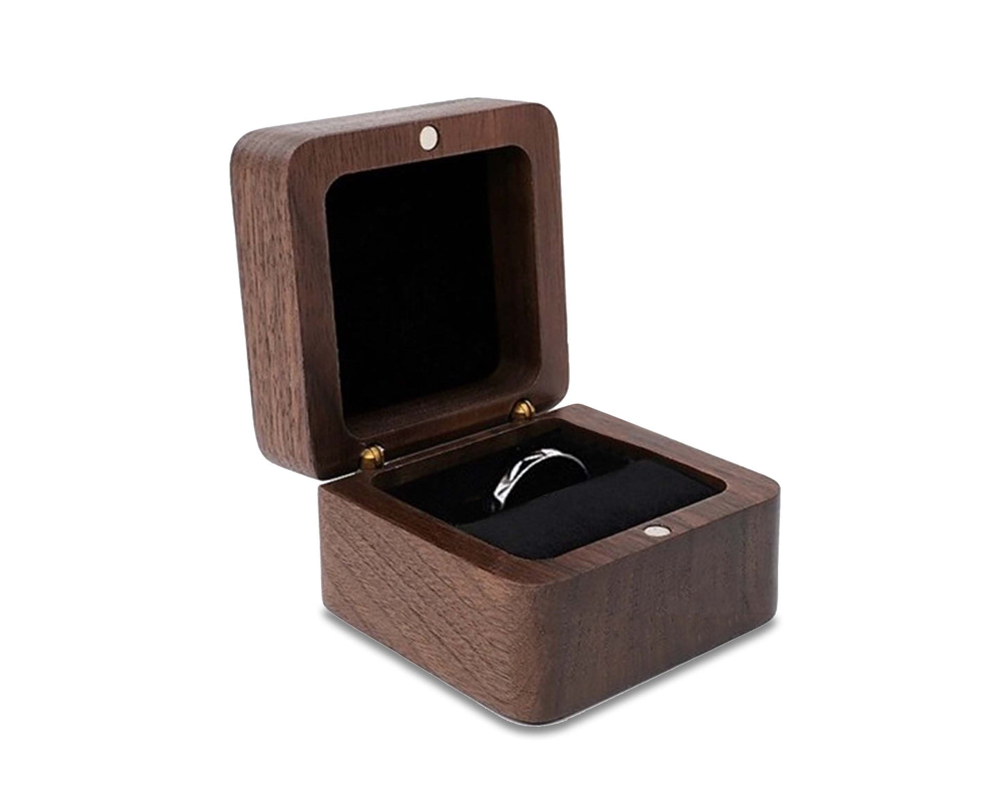 Vivolux | Holzboxen | Holz Schmuckkästchen, Trauring Kästchen, Ohrring Ringe