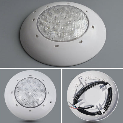 Vivolux | 18x3W ABS Kunststoff Schwimmbad Wandlampe Unterwasserlicht (Weiß)