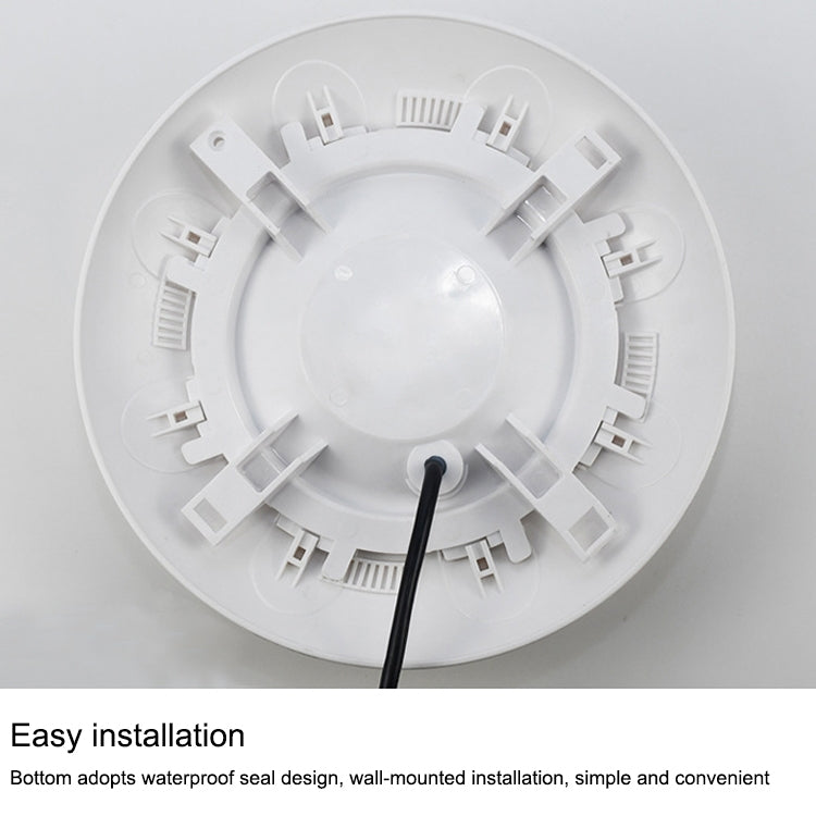 Vivolux | 18x3W ABS Kunststoff Schwimmbad Wandlampe Unterwasserlicht (Weiß)