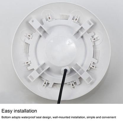 Vivolux | 18x3W ABS Kunststoff Schwimmbad Wandlampe Unterwasserlicht (Weiß)