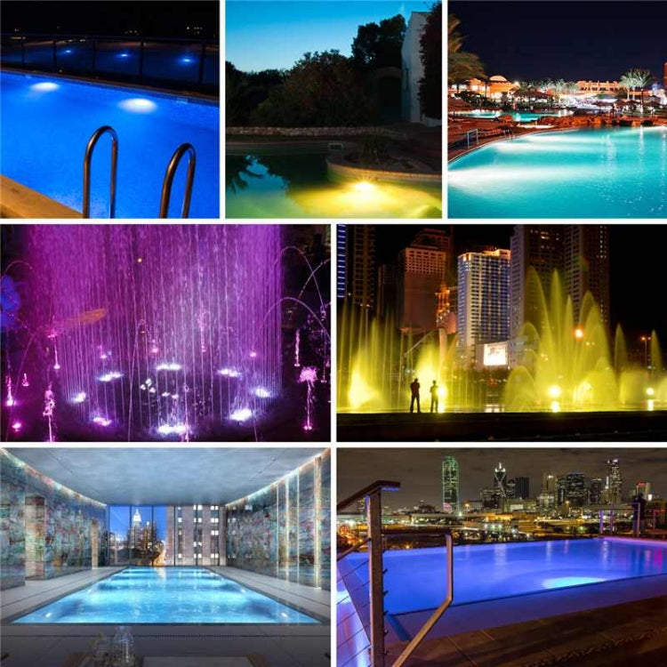 Vivolux | 18x3W ABS Kunststoff Schwimmbad Wandlampe Unterwasserlicht (Weiß)