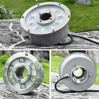 Vivolux | 6W Landschaft Farbwechselnd Ring LED Aluminiumlegierung Unterwasser Springbrunnen Licht (Farbwechselnd)