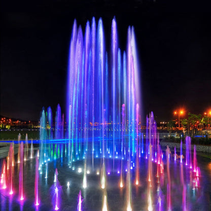 Vivolux | 18W Landschaft Farbige Farbwechsel Ring LED Edelstahl Unterwasser Brunnen Licht (Bunt)