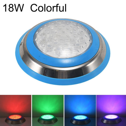 Vivolux | 18W LED Edelstahl Wandmontierte Poollicht Landschaft Unterwasserlicht (Buntes Licht)