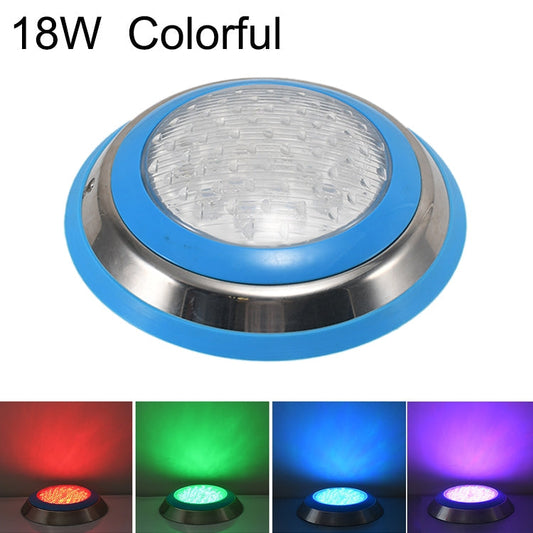 Vivolux | 18W LED Edelstahl Wandmontierte Poollicht Landschaft Unterwasserlicht (Buntes Licht)