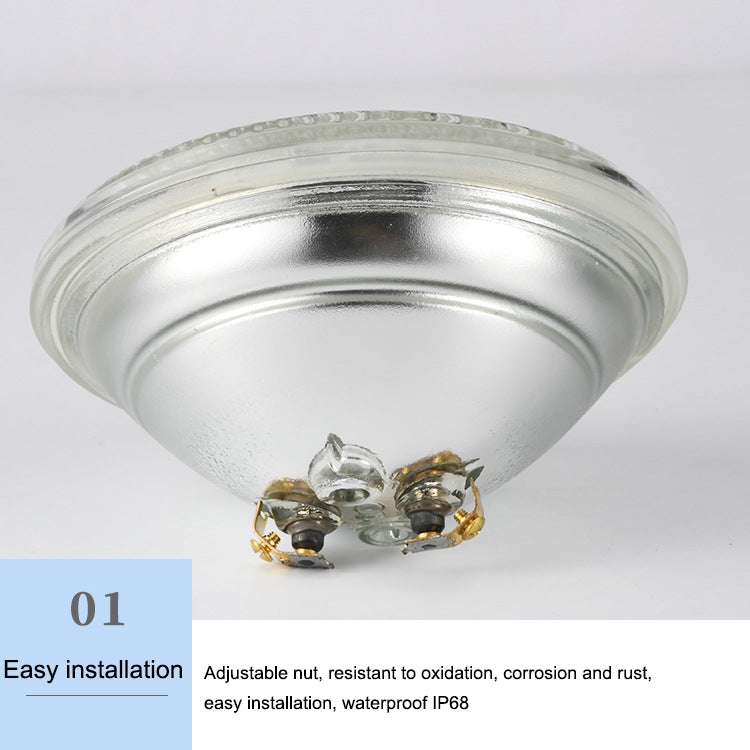 Vivolux | 18W LED Einbau Schwimmbadlicht Unterwasserlichtquelle (Warmes Weißes Licht)