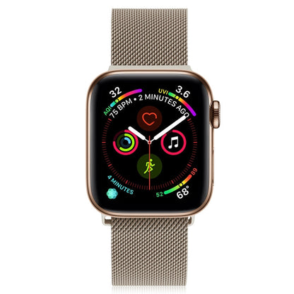 Vivolux | Frerndorf | Milanese Edelstahl-Uhrenarmband für Apple Watch Series 9&8&7 41 mm / SE 3&SE 2&6&SE&5&4 40 mm / 3&2&1 38 mm (Vintage Gold)