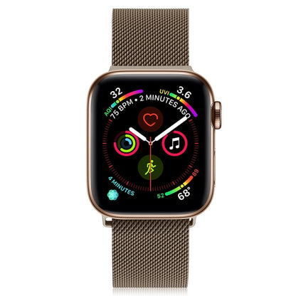 Vivolux | Frerndorf | Milanese Edelstahl-Uhrenarmband für Apple Watch Serie 9&8&7 41mm / SE 3&SE 2&6&SE&5&4 40mm / 3&2&1 38mm (Braun)