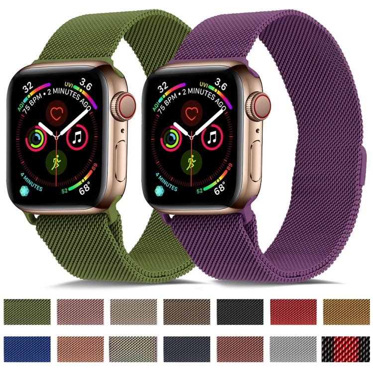 Vivolux | Frerndorf | Milanese Edelstahl-Uhrenarmband für Apple Watch Series 9&8&7 41 mm / SE 3&SE 2&6&SE&5&4 40 mm / 3&2&1 38 mm (Vintage Gold)