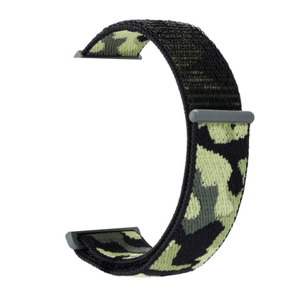 Vivolux | Frerndorf | Nylon Loop-Uhrenarmband für Apple Watch Ultra 49mm & Watch Ultra 2 49mm / Series 9 & 8 & 7 45mm / SE 3 & SE 2 & 6 & SE & 5 & 4 44mm / 3 & 2 & 1 42mm (Armeegrün Camouflage)