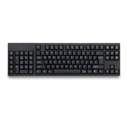 Vivolux | Verdrahtete USB-Linkshänder-Tastatur mit Dual-HUB-Funktion (Schwarz)