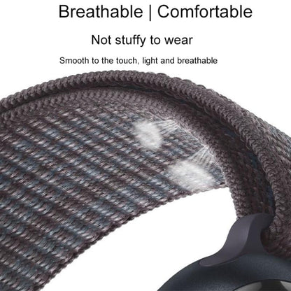 Vivolux | Für Apple Watch Series 5 40mm Loop Nylon Uhrenarmband (Starlight Gelb Pink)