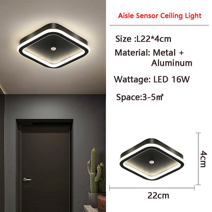 Vivolux | MotionGlide PIR-Bewegungssensor LED Deckenleuchte | Intelligente Beleuchtung | Energieeffizient | Perfekt für Flur & Badezimmer