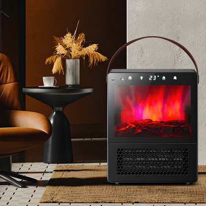 Vivolux | Elektrischer Heizgerät mit realistischem Flammeneffekt – Kompakt und tragbar