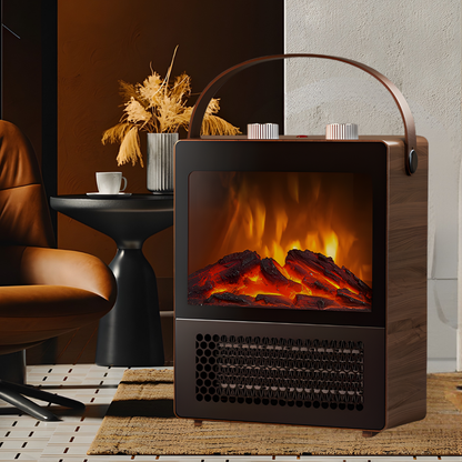 Vivolux | Elektrischer Heizgerät mit realistischem Flammeneffekt – Kompakt und tragbar