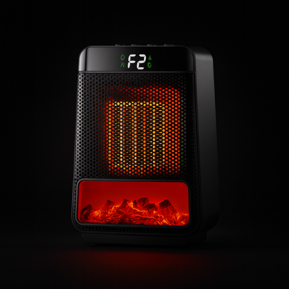 Vivolux | Energieeffizienter elektrischer Raumheizer mit verstellbarem Thermostat