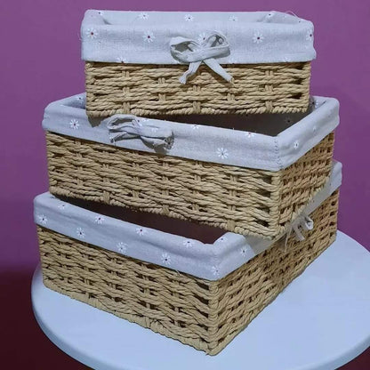 Vivolux | 3 Stück Rattankorb