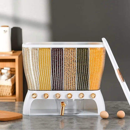 Vivolux | 12kgs Sechs-Punkte-Müsli-Aufbewahrungsbox