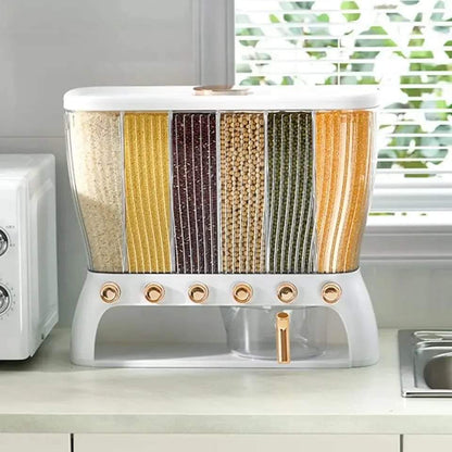 Vivolux | 12kgs Sechs-Punkte-Müsli-Aufbewahrungsbox