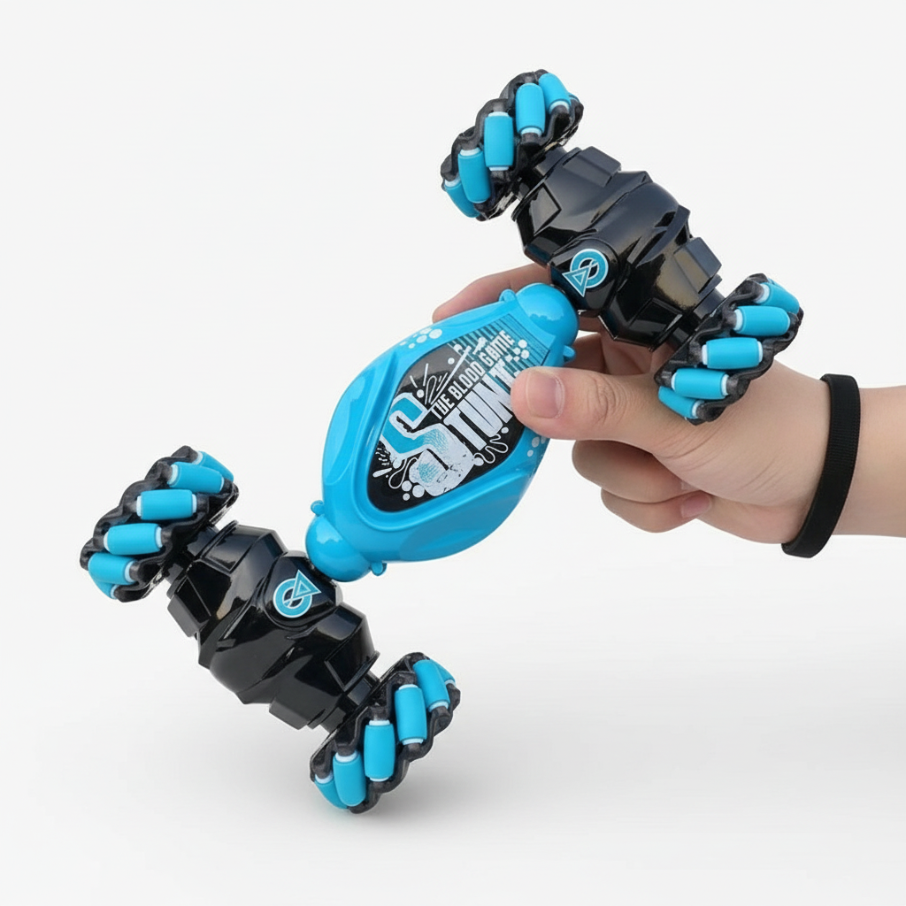 Vivolux | Gestengesteuertes RC-Stunt-Auto | 4WD Allradantrieb | 2.4GHz Dual-Modus-Steuerung | 360° Rotations-Kinematik | All-Terrain-Fähigkeit | Maßstab 1:16