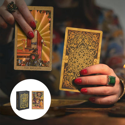 Entdecken Sie die mystische Welt des Tarot Gold Foil Tarot
