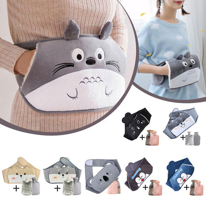 Nachfüllbarer Plüsch-Wärmflaschengürtel