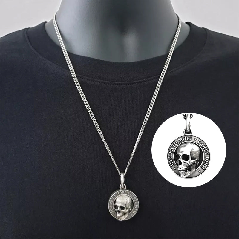 Memento Mori Totenkopf Anhänger