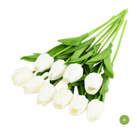Vivolux | Mode-Tulpen Kunstblumen Für wartungsfreie kreative Wohnkultur Florale Displays Für Wohnzimmer Esszimmer Nordic Home Dekoration