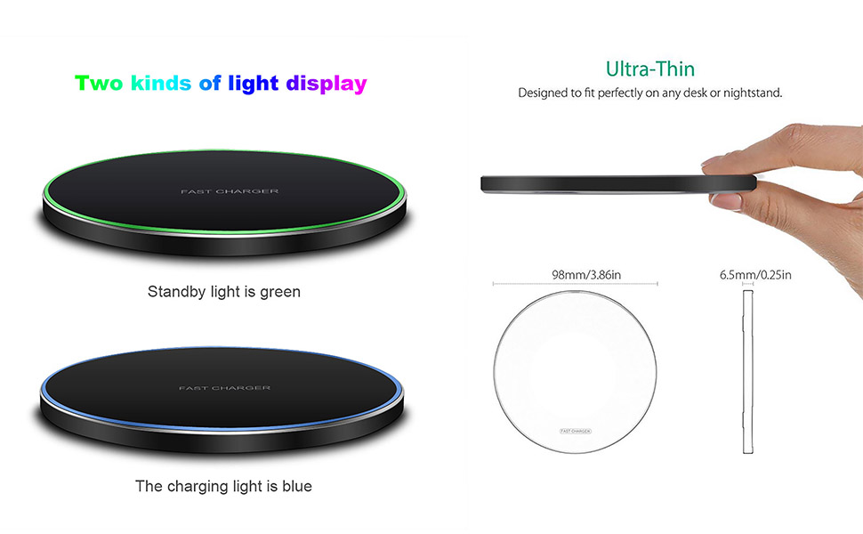 Vivolux | 30W Schnelles kabelloses Ladepad | Premium USB C Ladekabel MagSafe Ladegerät für Apple iPhone, Samsung & Android - Fast Wireless Charging Pad