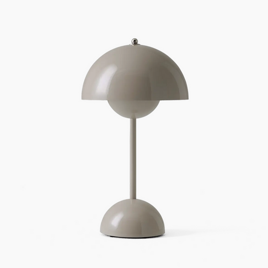 Fleur LED Tischlampe - Elegantes kabelloses Design, Ikonischer 60er-Jahre-Stil, Dimmbares Licht, Moderne Wohnkultur