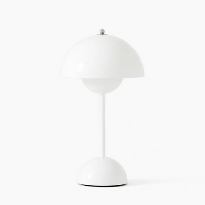 Fleur LED Tischlampe - Elegantes kabelloses Design, Ikonischer 60er-Jahre-Stil, Dimmbares Licht, Moderne Wohnkultur