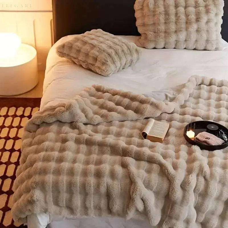 Vivolux | Wärmende Decke – warme Decke für den Winter – Sofa