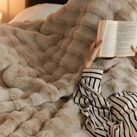 Vivolux | Wärmende Decke – warme Decke für den Winter – Sofa
