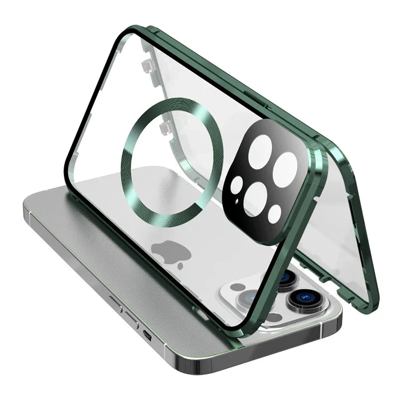 Vivolux | Vollschutz Metallrand Hülle für iPhone