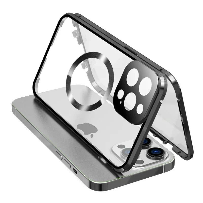 Vivolux | Vollschutz Metallrand Hülle für iPhone