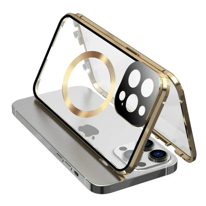 Vivolux | Vollschutz Metallrand Hülle für iPhone
