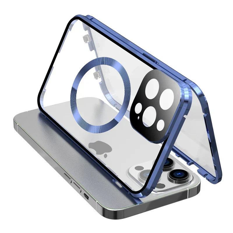 Vivolux | Vollschutz Metallrand Hülle für iPhone
