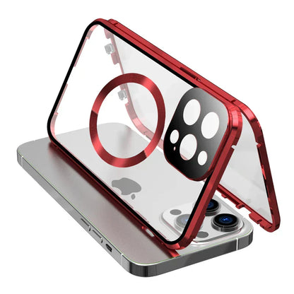 Vivolux | Vollschutz Metallrand Hülle für iPhone