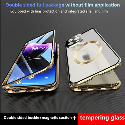Vivolux | Vollschutz Metallrand Hülle für iPhone